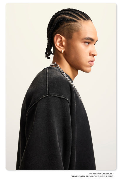 Oversize Washed Sweatshirt WN6028