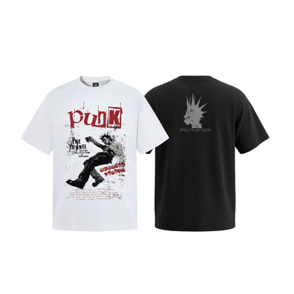 Graphic Print Wash Cotton Short Sleeve T-Shirt WN25635