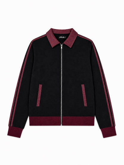 Side Stripe Back Logo Print Jacket WN27239
