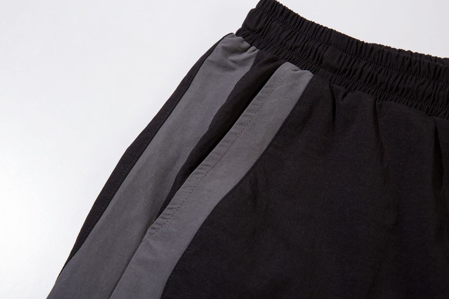 Panel Drawstring Straight Sporty Pants WN25767