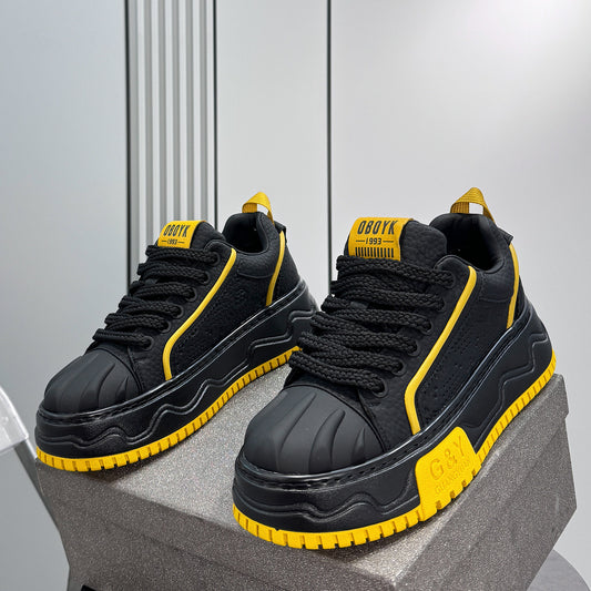 Chunky Platform Shell Toe Lace-Up Sneakers WN24839