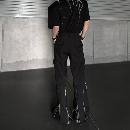 Wide Leg Cargo Pants WN25115
