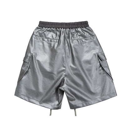 Matte Coated Cargo Half Pants WN16173