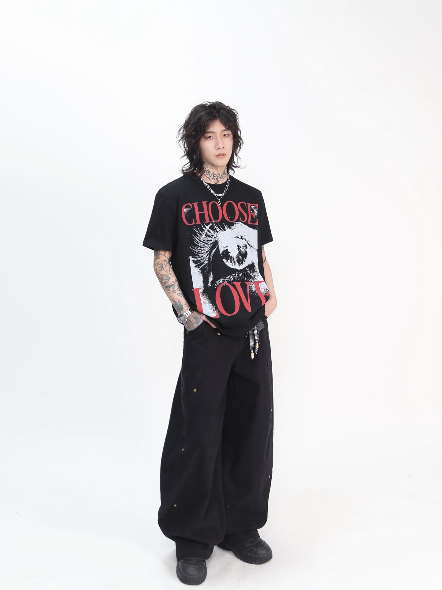 Graphic Print Oversize Short Sleeve T-Shirt WN24424
