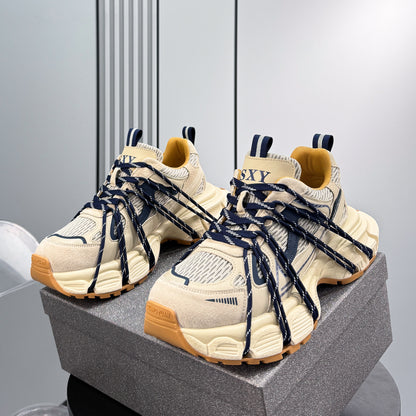 Breathable Platform Height-Increasing Dad Sneakers WN24764