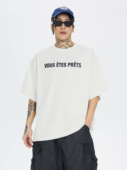 Slogan Letter Print Quick-Dry Short Sleeve T-Shirt WN12264