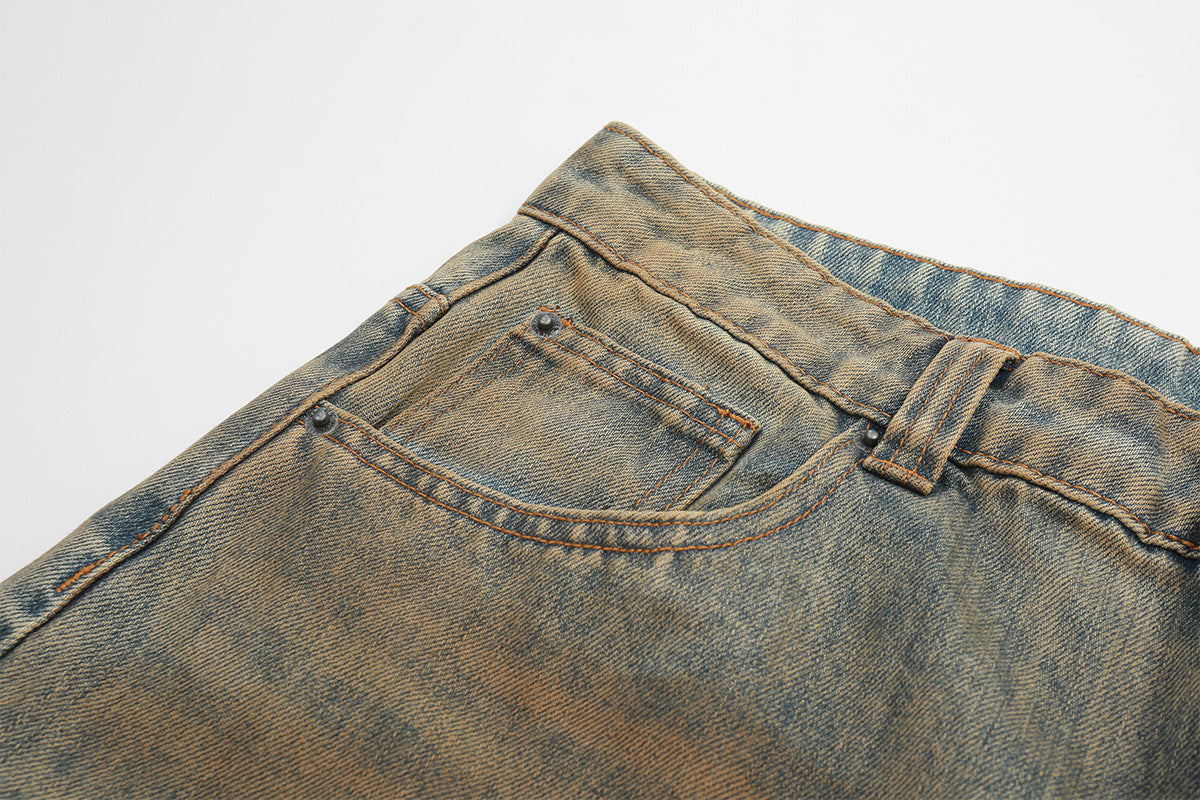 Wash Straight Denim Jeans WN25602