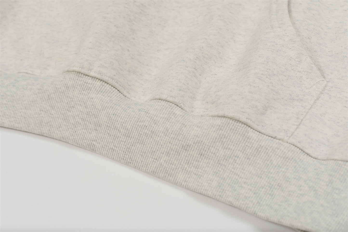 Suede Half-Zipper Pullover Hoodie WN11499