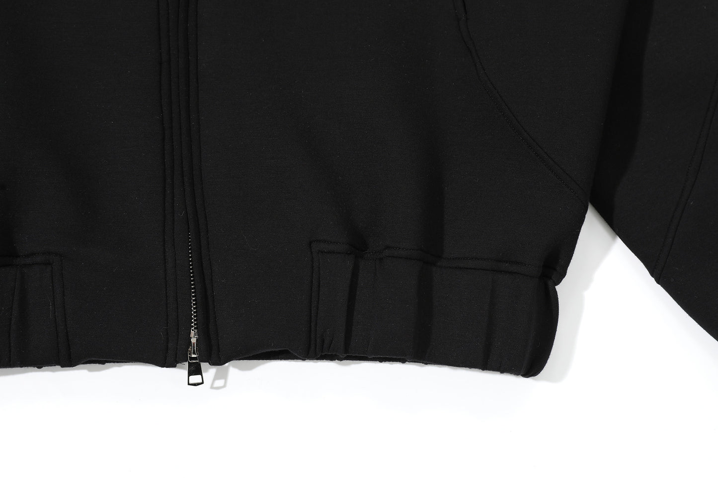 Oversize Simple Zipper Hoodie WN13126