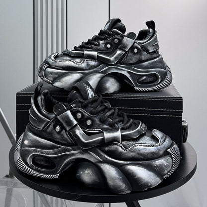 Platform Height-Increasing Air Cushion Sneakers WN24735