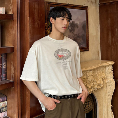 Graphic Letter Print Short Sleeve T-Shirt WN24982