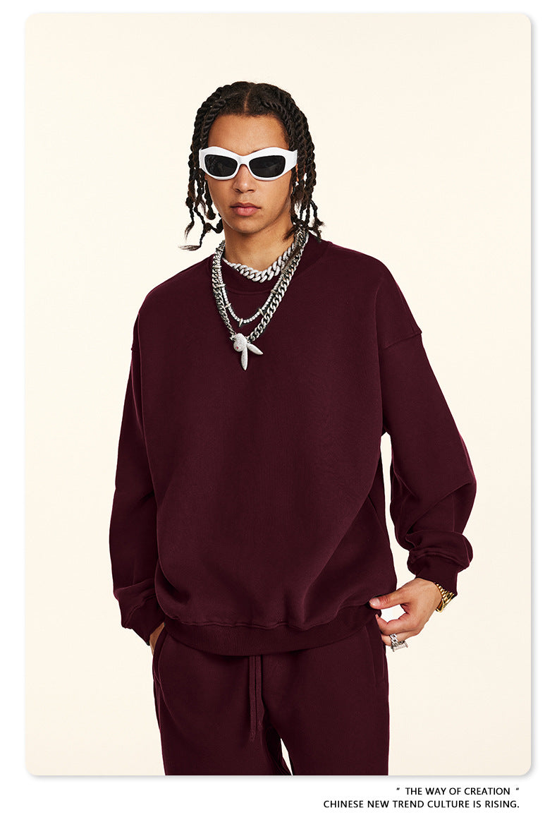 Fleece Lining Oversize Sweatshirt WN9928