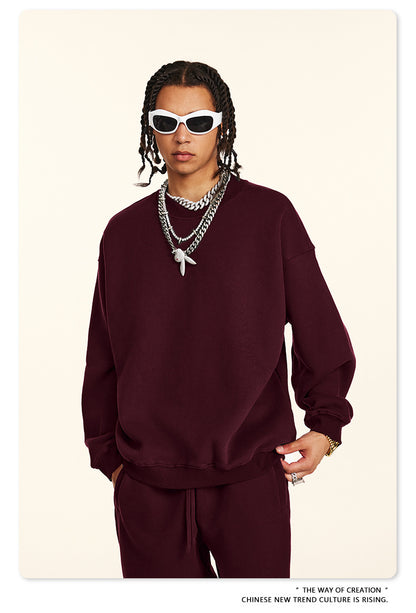 Fleece Lining Oversize Sweatshirt WN9928