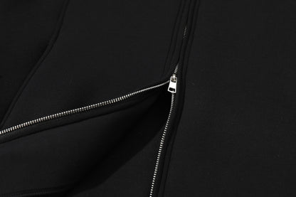 Oversize Simple Zipper Hoodie WN13126