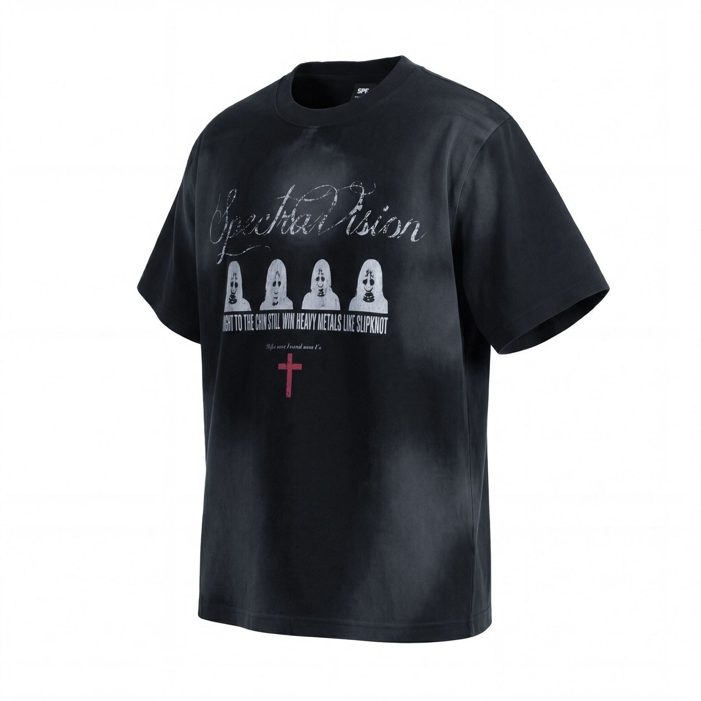 Washed Graphic Print Short Sleeve T-Shirt WN25744