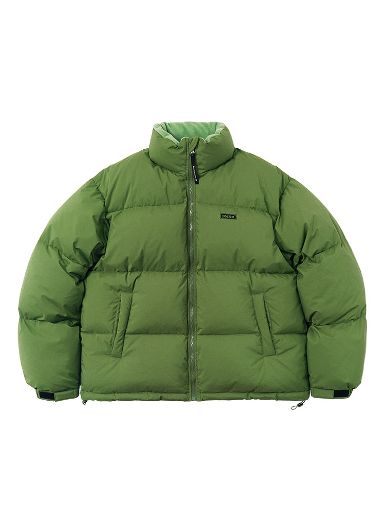 Drawstring Stand Neck Puffer Jacket WN8625