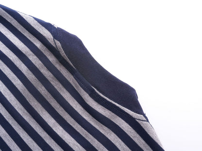 Stripe Oversize Short Sleeve T-Shirt WN15503