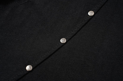 Studs Washed Short Sleeve T-Shirt WN25501