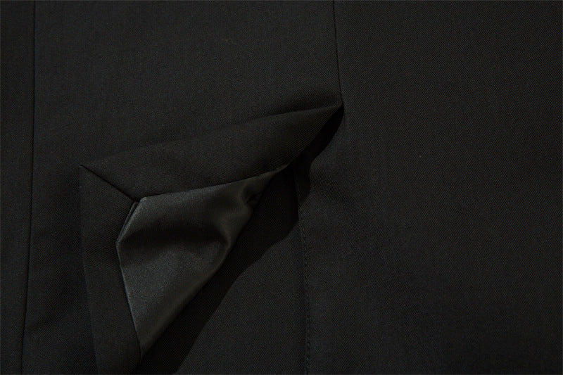 Double-Breasted Wide-Lapel Tailored Jacket WN11115