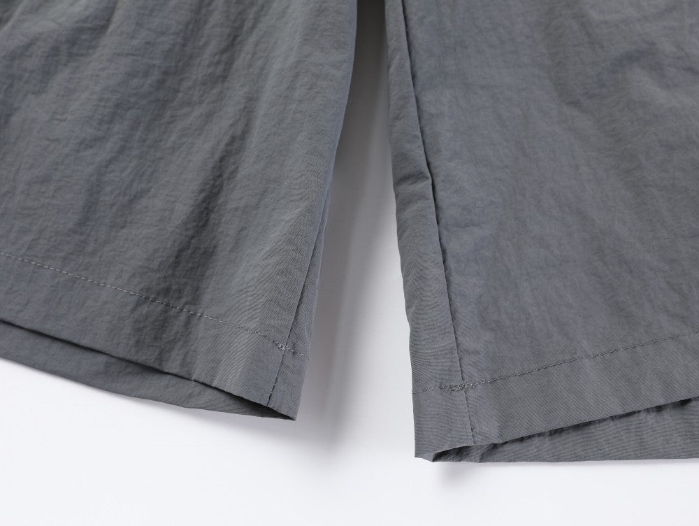 Utility 3D Pocket Wide Leg Cargo Half Pants WN27888