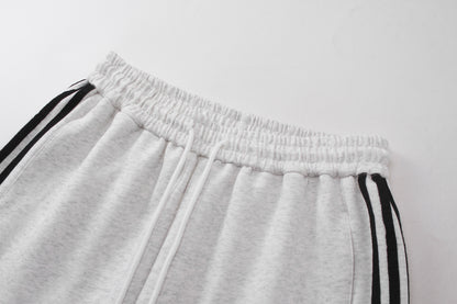 Side Three Bar Stripe Sporty Sweatpants WN11255