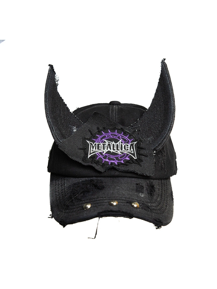 Elf Ear Double-Brim Embroidery Cap WN21085