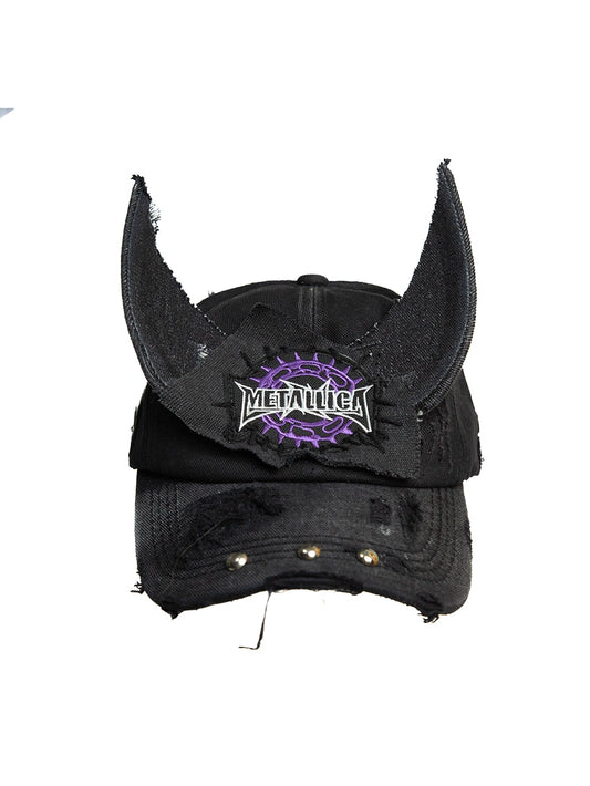 Elf Ear Double-Brim Embroidery Cap WN21085