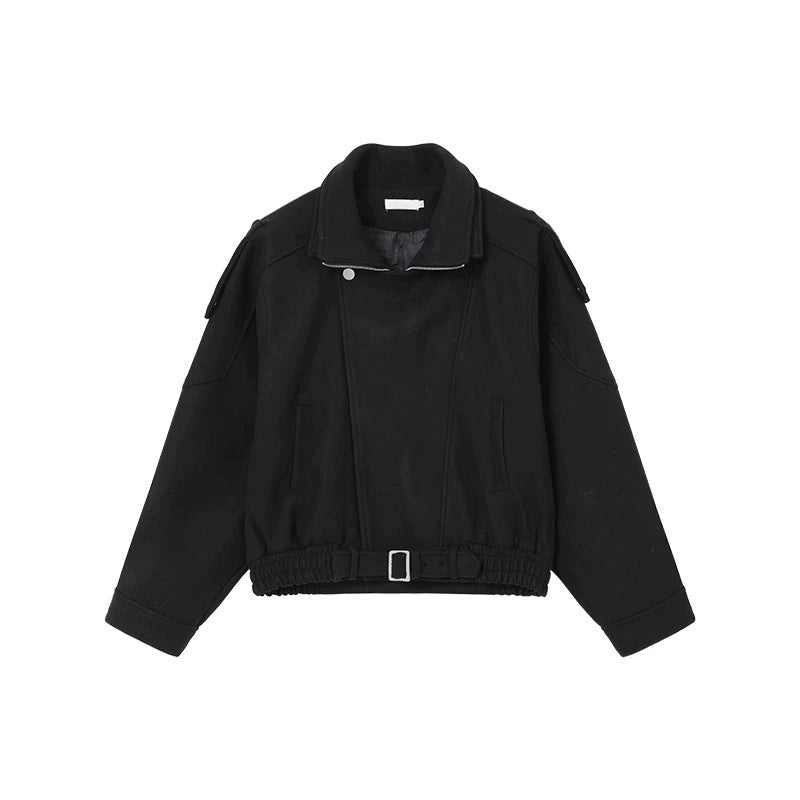 Padded Oversize Zipper Jacket WN19891