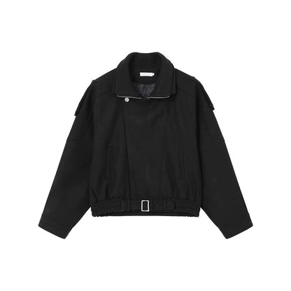 Padded Oversize Zipper Jacket WN19891