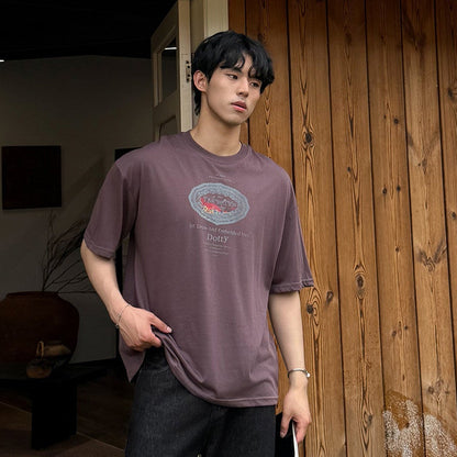 Graphic Letter Print Short Sleeve T-Shirt WN24982