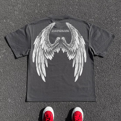 Wing Art Design Oversize Short Sleeve T-Shirt WN16718