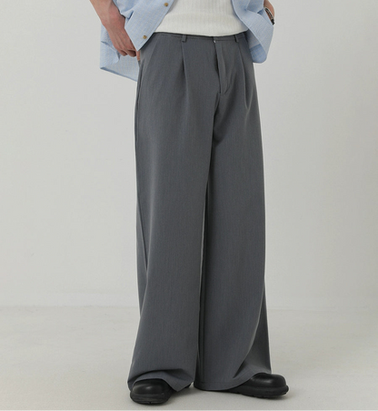 Thin Draping Straight Wide Leg Trousers WN21258