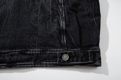 Washed Pocket Detail Denim Jacket WN27964