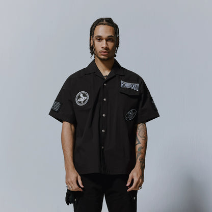 Embroidery Logo Design Short Sleeve Shirt WN17478