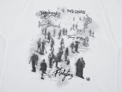 Graphic Letter Short Sleeve T-Shirt WN26763