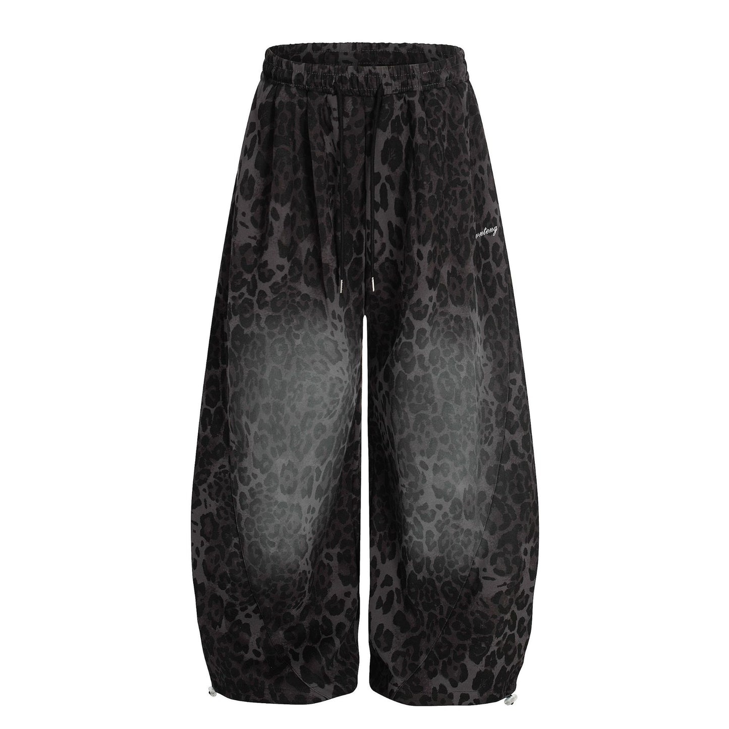 Leopard Print Wide Leg Sweatpants WN23560