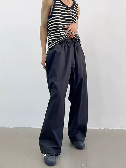 High Waist Wide-Leg Straight Trousers WN7365