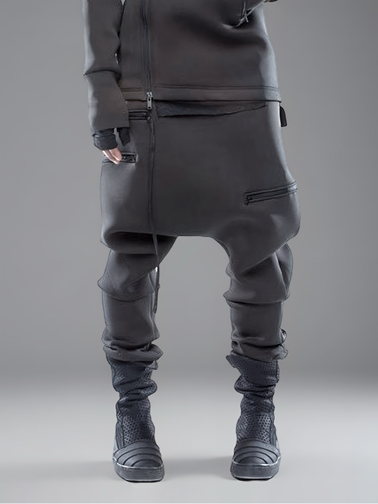 Deconstructed Drop-Crotch Pants WN21975