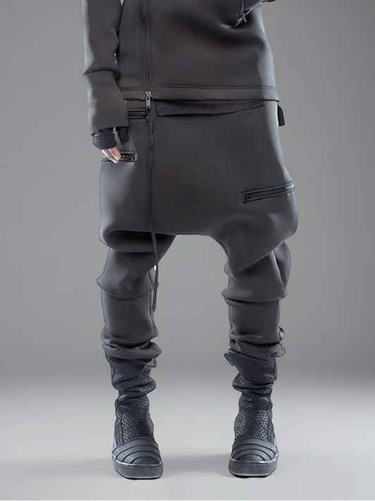 Deconstructed Drop-Crotch Pants WN21975