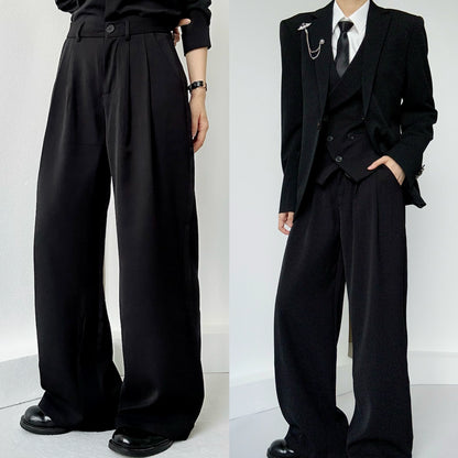Minimalist Design Wide Leg Trousers WN19606