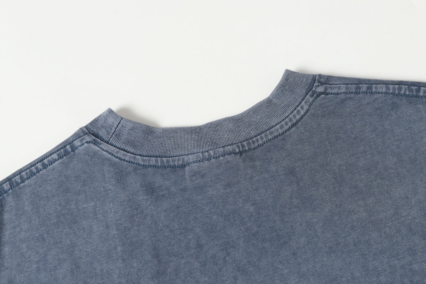 Cotton Wash Raw Edge Oversize Short Sleeve T-Shirt WN25576