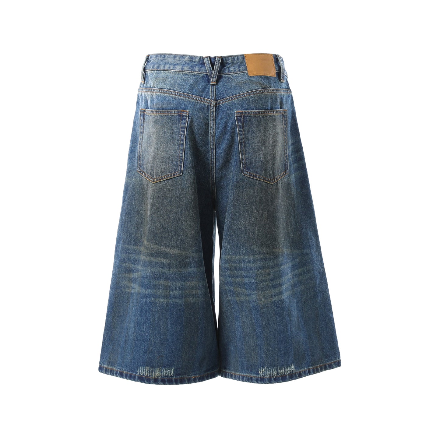 Washed Fade Cropped Denim Jeans WN25442