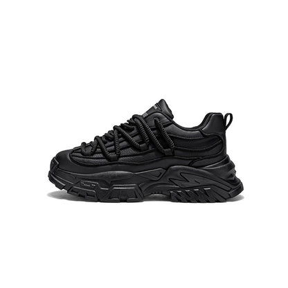 Layered Sole Chunky Lace-Up Sneakers WN23453