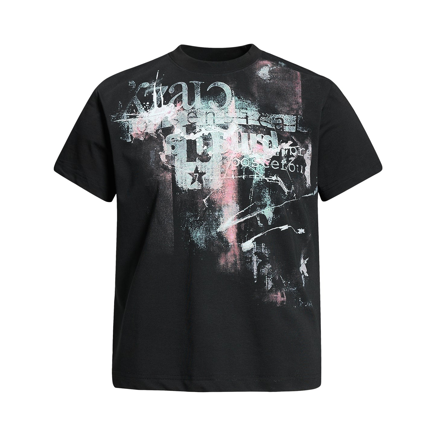 Paint Graphic Art Print Short Sleeve T-Shirt WN25991
