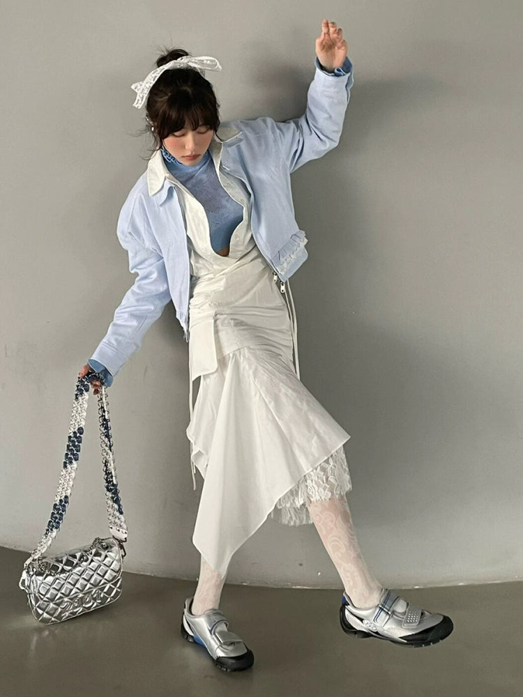 Velcro Racing Flat Sneakers WN20794