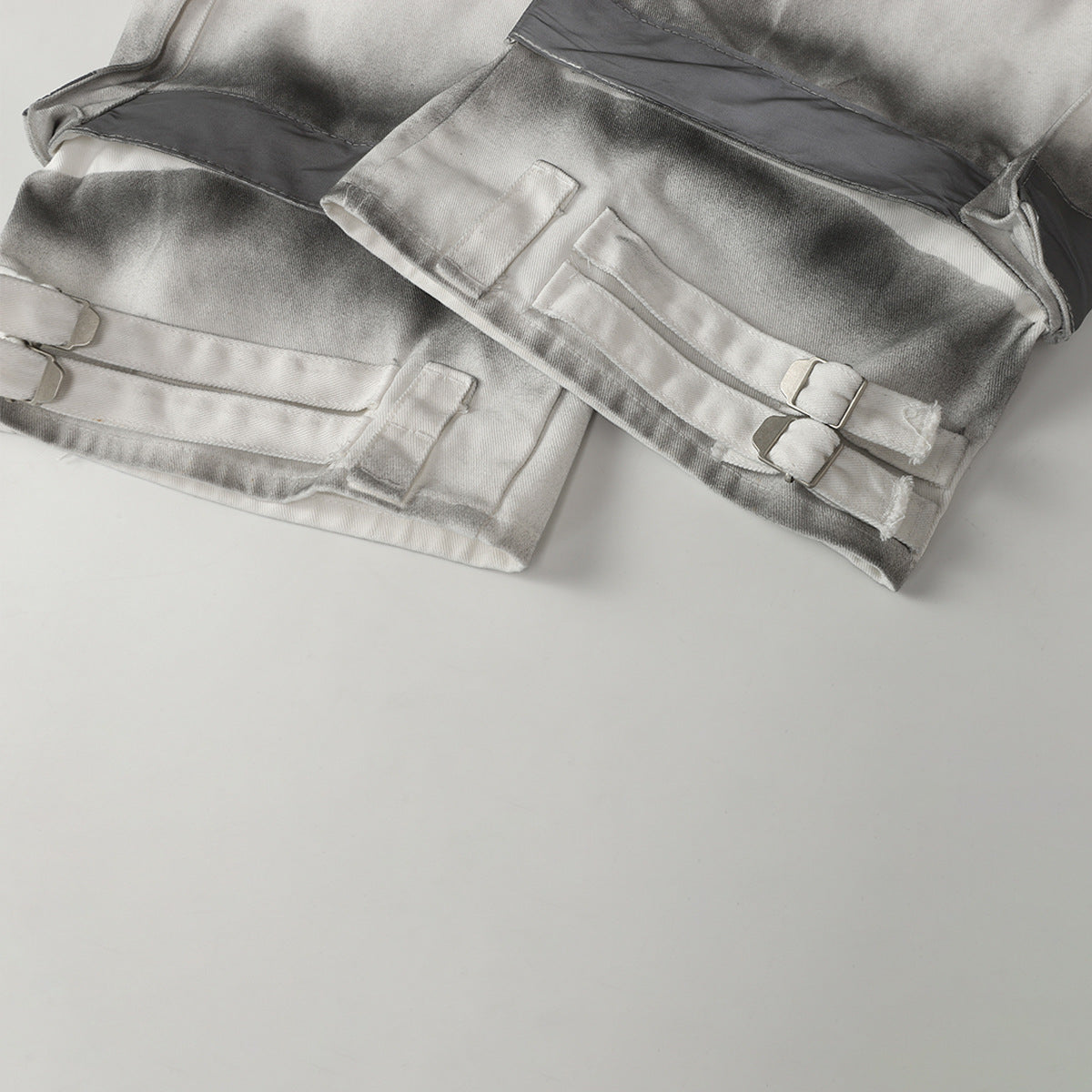 Spray Print Wide Leg Cargo Pants WN23110