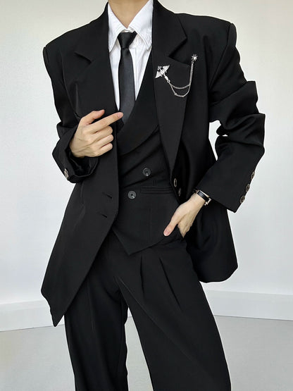 Notched Lapel Vest WN19643