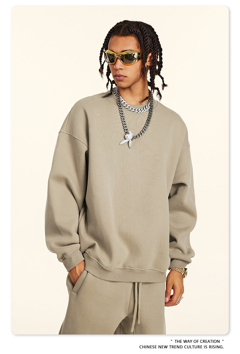 Fleece Lining Oversize Sweatshirt WN9928