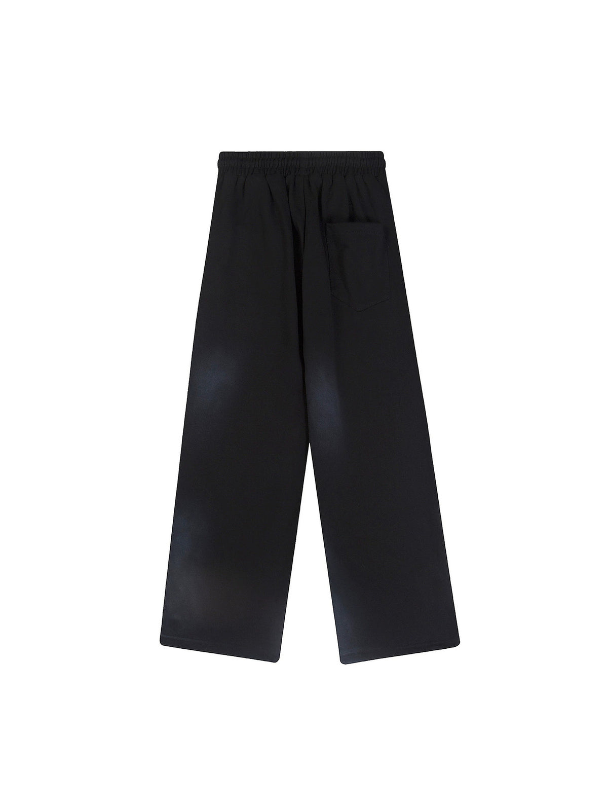 Spray Paint Gradient Embroidery Wide Leg Sweatpants WN28007