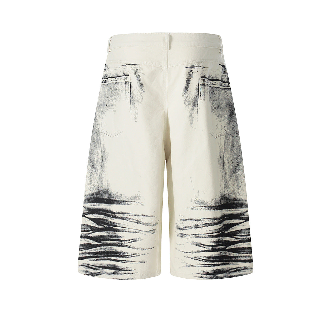 Brush Paint Cropped Pants WN25508